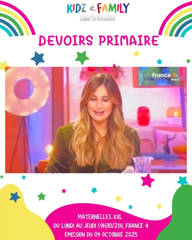 Extrait de la chronique d’Aurélie pour les maternellles XXL avec quelques conseils pour aider les enfants lors des devoirs en primaire. 
À regarder aussi sur @france.tv 
#devoirs #enfants #parents #primaire #ecole #astuces #francetele #psychologue #conseils @lamaisondesmaternelles