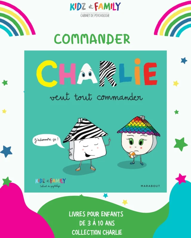 Charlie veut tout commander⭐️ 
Notre nouvelle collection de livres pour enfants pour leur apprendre à comprendre comment bien vivre tous ensemble 🩷🩷 #parents #enfants #psychologie #education #parentalité #livrepourenfant 
Dispo partout et édité chez @hachettefr @edition_marabout 
Illustrations by @garnierraphaelle et couverture by @melaniepennec