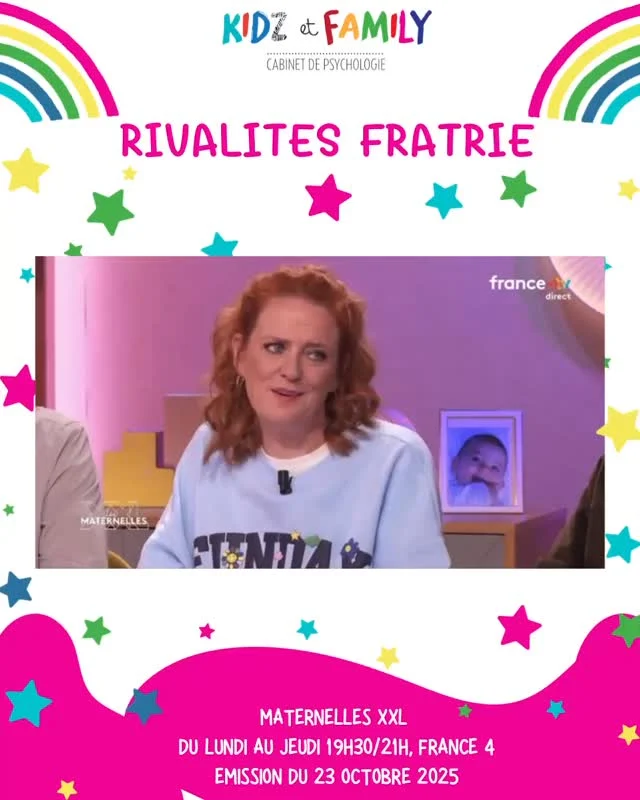 Chronique d’Aurélie du 23 octobre pour @lamaisondesmaternelles les maternelles XXLsur le thème de la rivalité dans la fratrie lorsque les enfants se comparent beaucoup entre eux. Vous y trouverez des astuces et des conseils 
Émission disponible en intégralité sur le replay de @france.tv . 

#fratrie #enfants #parents #parentalité #astuces #rivalités #rivalité #frère #soeur #kidzetfamily #maisondesmaternelles