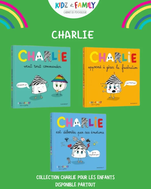 💚 3 ouvrages de CHARLIE pour les enfants de 3 à 7 ans :
- Charlie veut tout commander
- Charlie est débordée par ses émotions 
- Charlie apprend à gérer la frustration.

💚 Dans chaque livre retrouvez des moments pour poser des questions à vos enfants et les faire discuter sur le thème abordé. 

💚 votre enfant pourra essayer de deviner les émotions des personnages au travers de leurs cheminées.

💚À la fin du livre un quiz pour les enfants avec ses réponses pour s’assurer de leur bonne compréhension.

💚 Également un coin pour vous les parents et faire un récapitulatif des notions du livre avec des astuces

Livre édité chez @edition_marabout @hachettefr 
Illustrations by @garnierraphaelle 
Couverture by @melaniepennec 

Disponible partout @fnac_officiel @amazon.fr et chez tous vos libraires 

#charlie #kidzetfamily #livrejeunesse #emotions #frustration commander astuces parents enfants parentalite