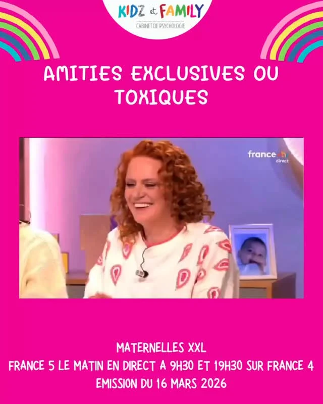 ❤️‍🩹Les amitiés toxiques : comment les repérer ? , expliquer à vos enfants, ce qu’est une amitié saine, et enfin comment aider vos enfants à sortir d’une relation déséquilibrée ou toxique qui  les rend malheureux.

❤️‍🩹Extrait de la chronique d’Aurélie du 16 mars pour @lamaisondesmaternelles 
Emission dispo en intégralité sur le replay de france•tv
#amitiés #amitiéstoxiques #parent #enfant