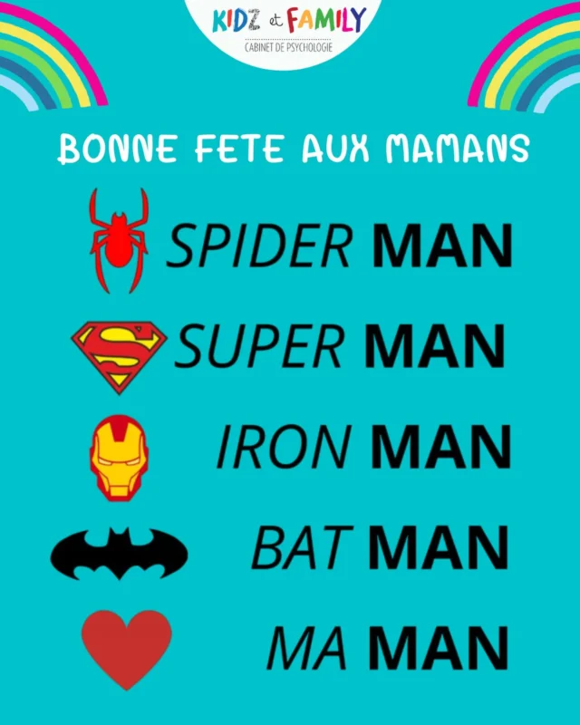 Bonne fête à toutes les mamans ❤️❤️❤️ 
Vous êtes toutes des super héroïnes ⭐️⭐️⭐️⭐️⭐️ n’en doutez jamais car c est le job le plus merveilleux et le plus difficile aussi ❤️❤️❤️ #maman #parents #enfants #bonnefetemaman #kidzetfamily bestjob mums mummy