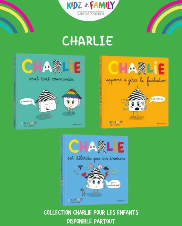 💚 3 ouvrages de CHARLIE pour les enfants de 3 à 7 ans :
- Charlie veut tout commander
- Charlie est débordée par ses émotions 
- Charlie apprend à gérer la frustration.

💚 Dans chaque livre retrouvez des moments pour poser des questions à vos enfants et les faire discuter sur le thème abordé. 

💚 votre enfant pourra essayer de deviner les émotions des personnages au travers de leurs cheminées.

💚À la fin du livre un quiz pour les enfants avec ses réponses pour s’assurer de leur bonne compréhension.

💚 Également un coin pour vous les parents et faire un récapitulatif des notions du livre avec des astuces

Livre édité chez @edition_marabout @hachettefr 
Illustrations by @garnierraphaelle 
Couverture by @melaniepennec 

Disponible partout @fnac_officiel @amazon.fr et chez tous vos libraires 

#charlie #kidzetfamily #livrejeunesse #emotions #frustration commander astuces parents enfants parentalite