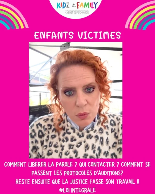❤️‍🩹Comment libérer la parole de l’enfant? 
❤️‍🩹Qui contacter ? 
❤️‍🩹Comment se passent les protocoles d’auditions des enfants ? 
❤️‍🩹Des progrès ont été faits pour mieux recueillir la parole de l’enfant, même si bien entendu on peut encore largement progressé . 
❤️‍🩹❤️‍🩹🌟mais ensuite il faudrait que la justice suive les plaintes et que les condamnations soient à hauteur des traumatismes😡😡😡
Que l’on protège nos enfants des prédateurs et VITE !!!! nous recevons trop d’enfants victimes dans nos cabinets en libéral 🥲🥲🥲 

#loiintégrale #enfants #parents #violencessexuelles