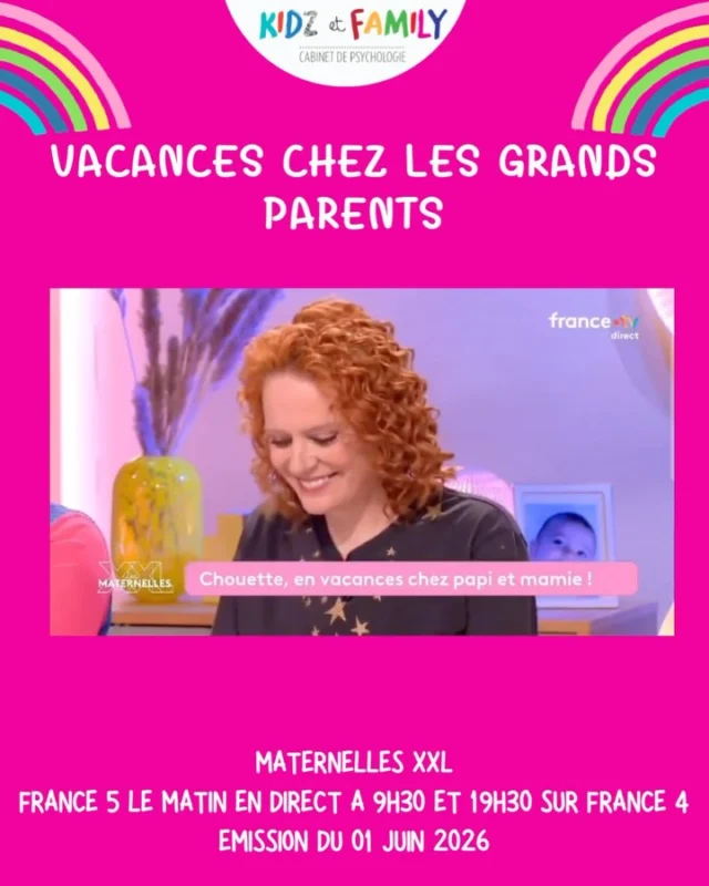 Ce sont les grandes vacances ☀️☀️ 
Votre enfant va aller sans vous quelque part ? Comment le préparer ? Comment l’aider à visualiser le nombre de jours ? Faut-il téléphoner ? Comment préparer les affaires ? Etc
Extrait de la chronique d’Aurélie pour @lamaisondesmaternelles pour répondre à vos questions 💕 #parents #enfants #vacances #grandsparents #coloniedevacances 
Replay dispo en intégralité sur France.tv
