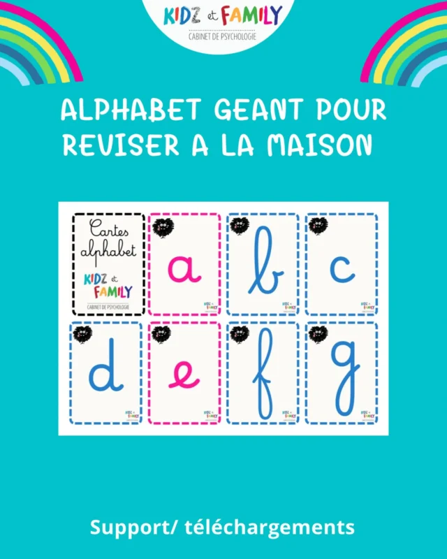 🌟Nouveau support pour réviser en s amusant : alphabet géant de À à Z pour l imprimer et l afficher chez vous. 

🌟 Cet alphabet géant permettra à votre enfant de réviser grandeur nature ses lettres ou ses mots de dictées. Pour pointer les lettres il peut s aider de son doigt, d une épée, d une baguette magique Etc 

➡️➡️ regardez la chronique d Aurélie sur les devoirs en CP elle l apporté sur le plateau en démonstration 

➡️Commentee « Alphabet » et soyez abonnés à notre page pour le recevoir gratuitement en haute définition . 

#alphabet #dictée #cp #ecole devoi